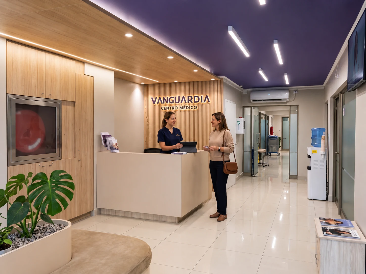 Recepción Centro Médico Vanguardia